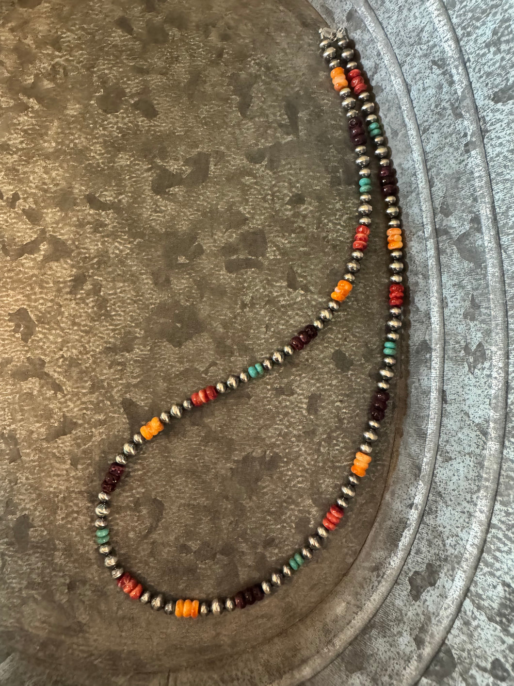 Mixed Stone/5-6mm Necklace