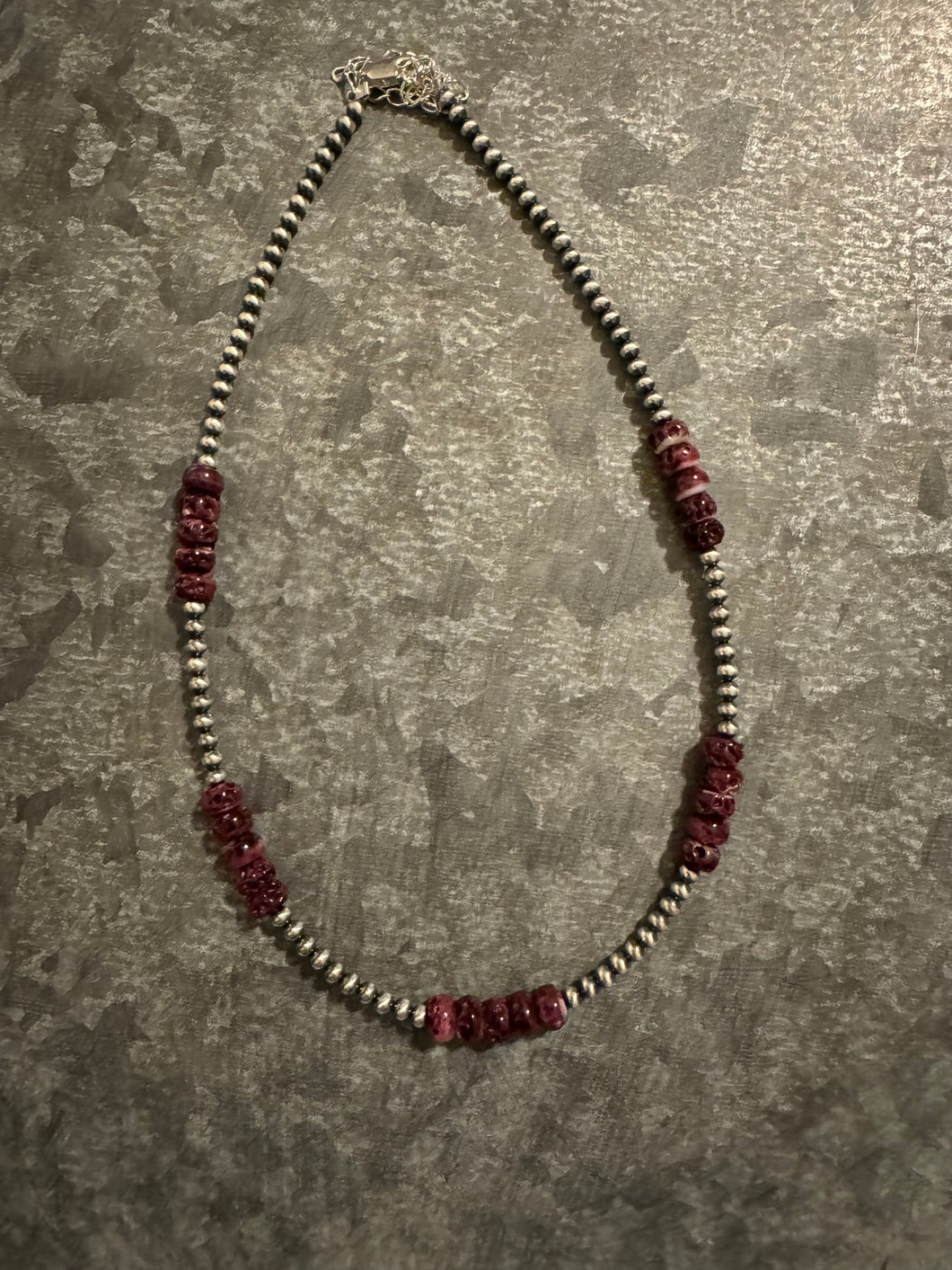 Purple Spiny Necklace