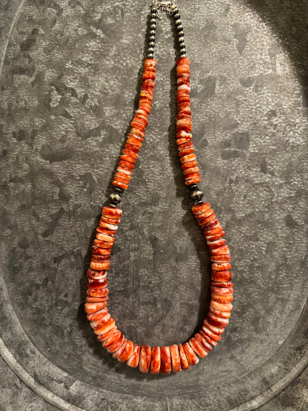 Red Spiny Necklace