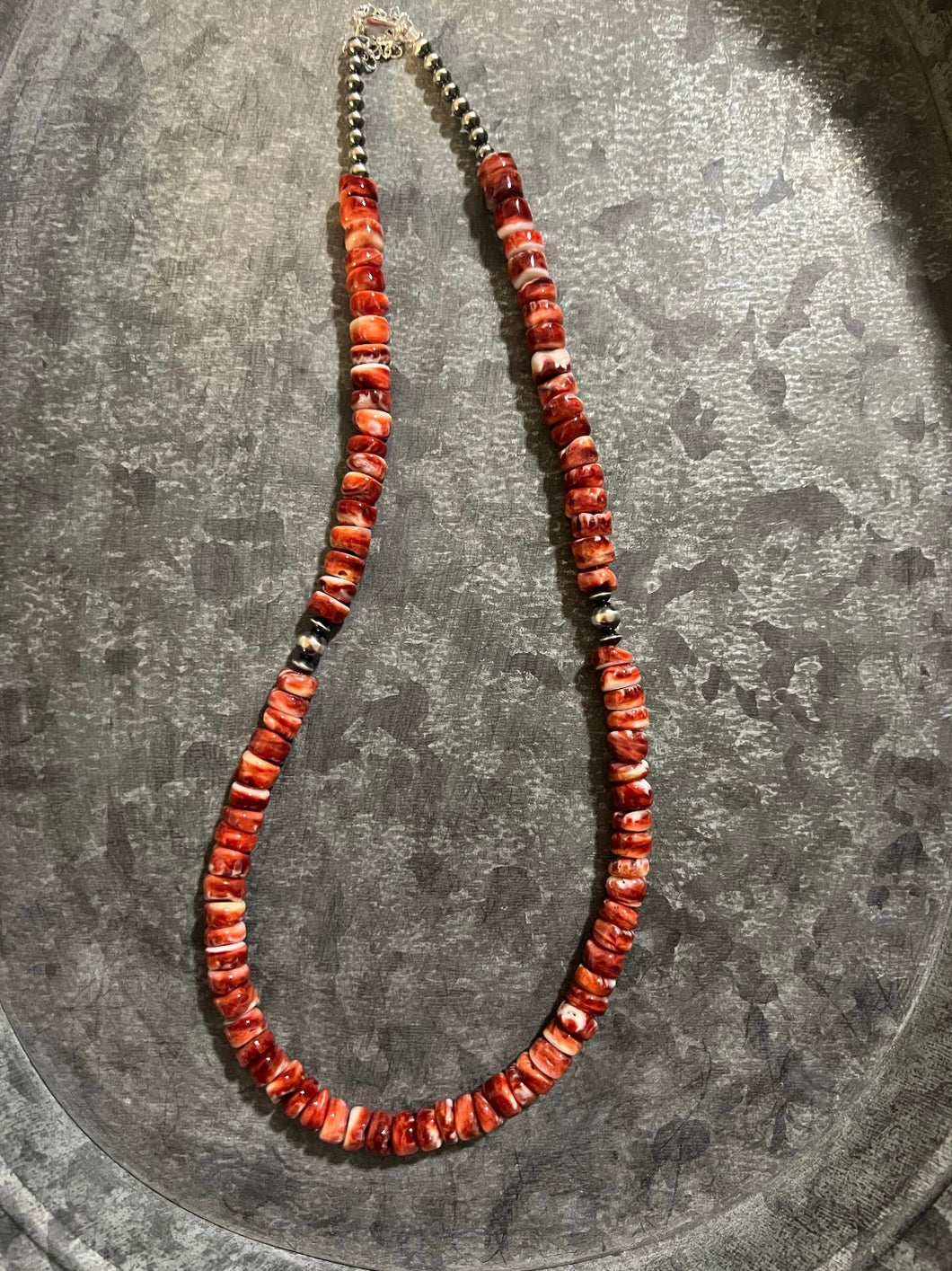 Red Spiny Necklace