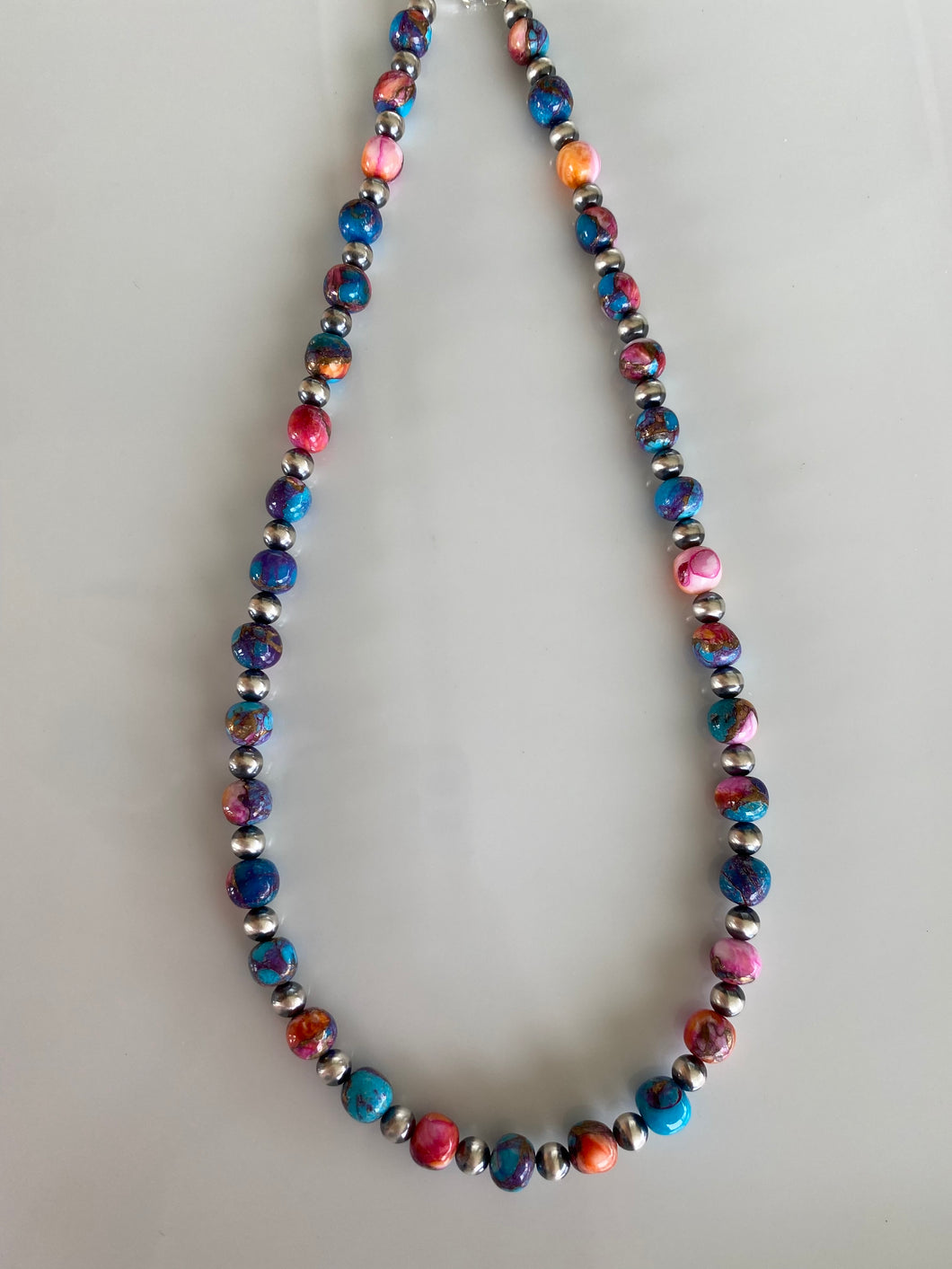 Orange Dahlia Necklace