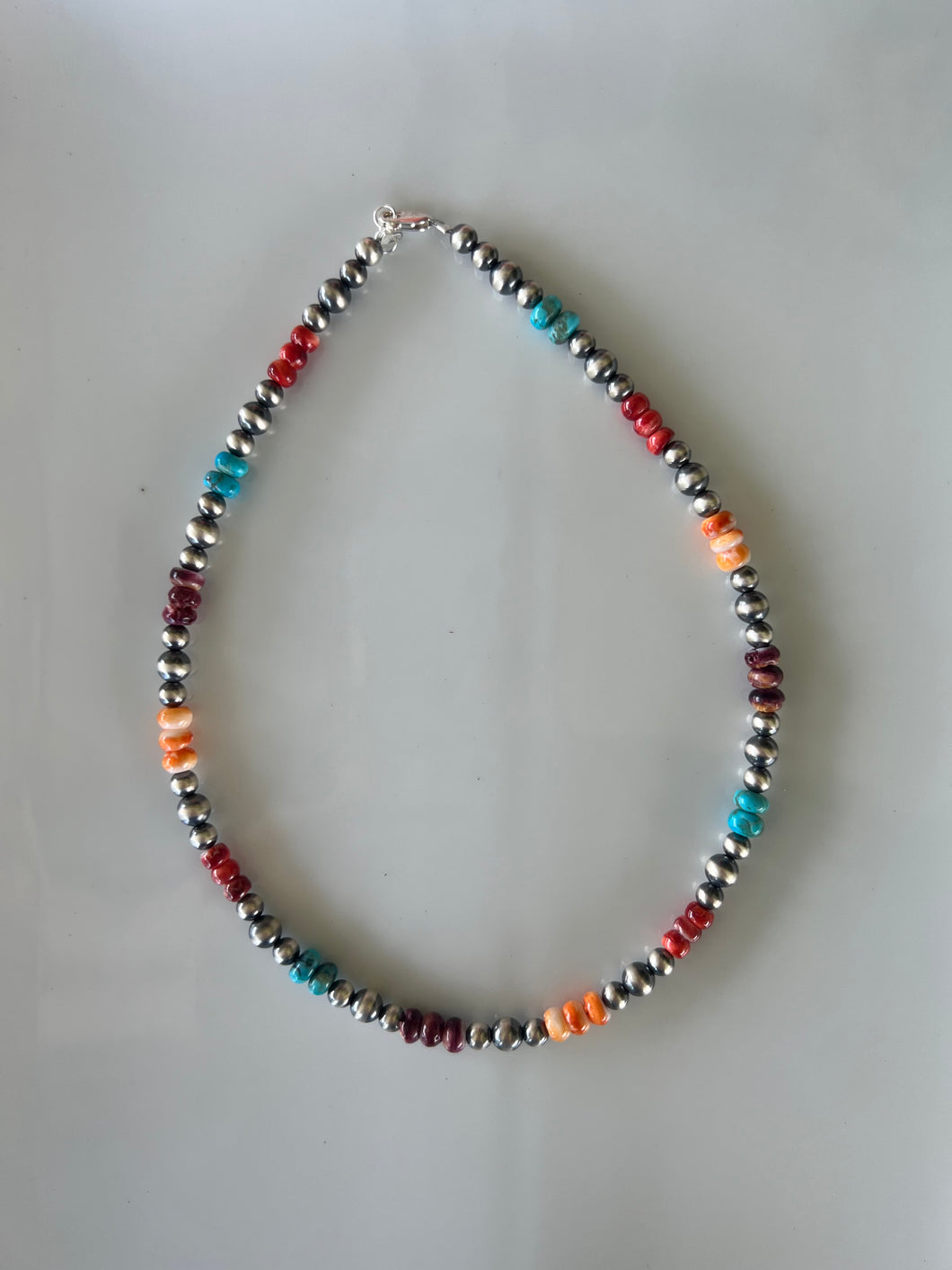 Mixed Stone/5-6mm Necklace
