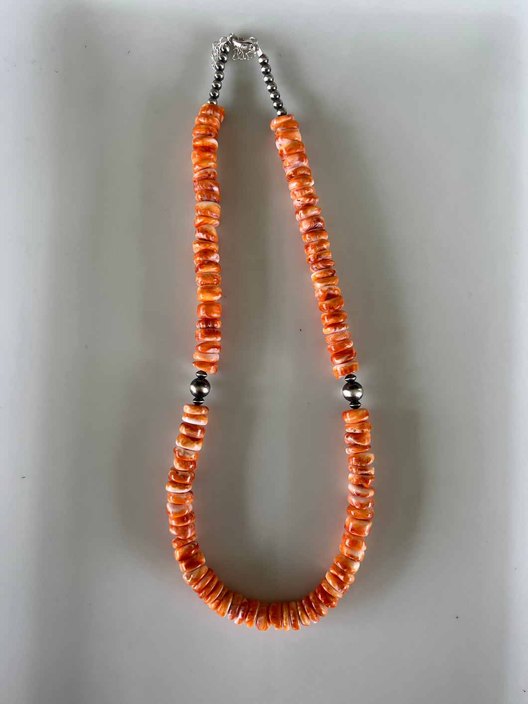 Orange Spiny Necklace