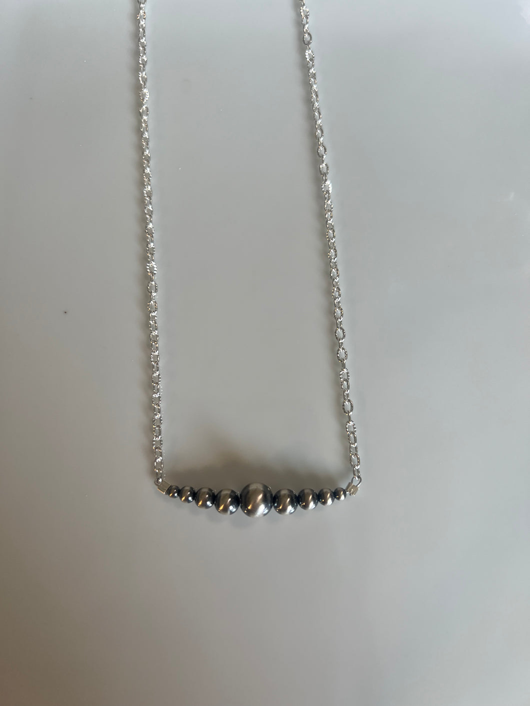 3-8mm Bar Necklace