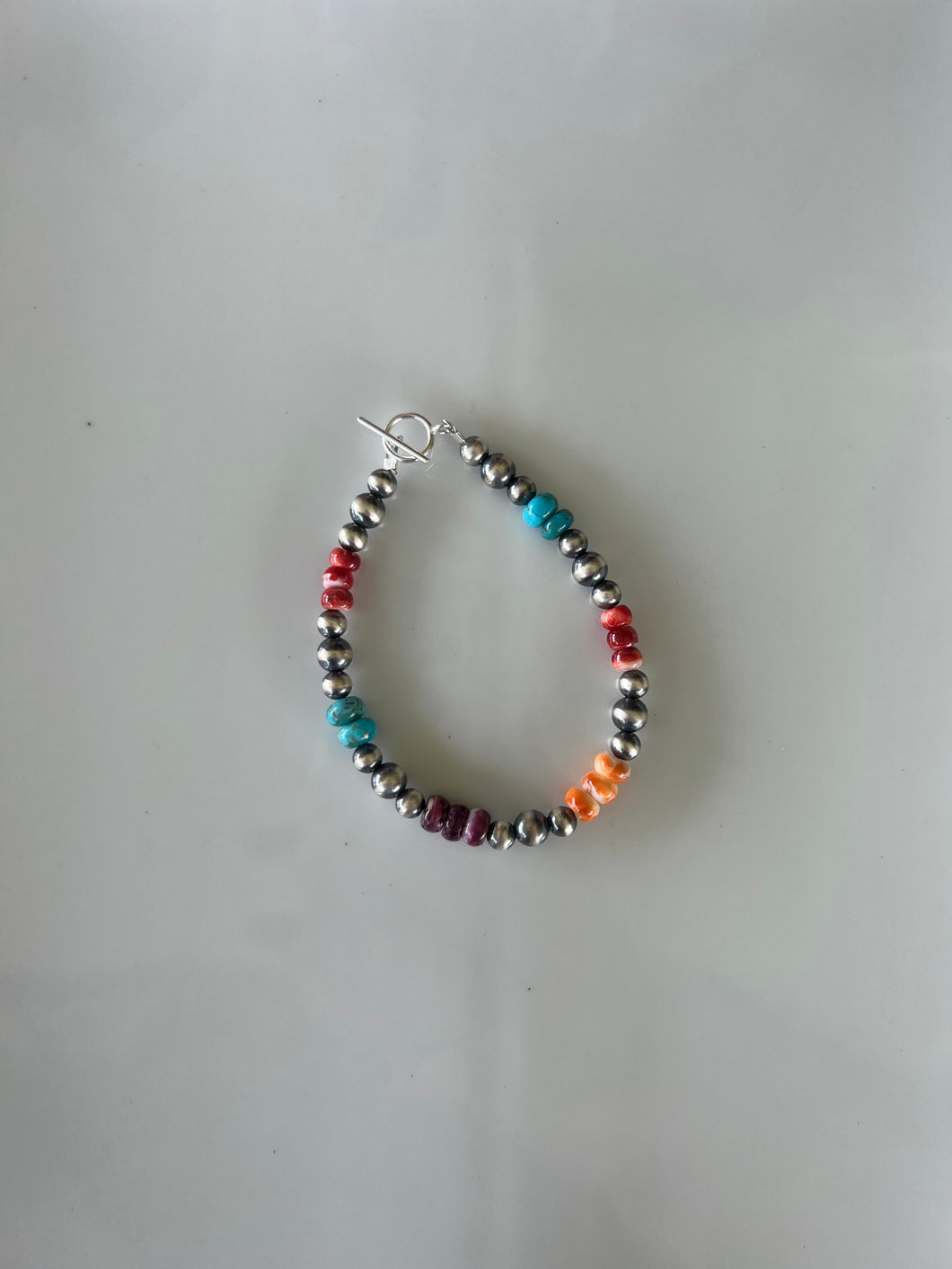 Multi Spiny/Turquoise Bracelet