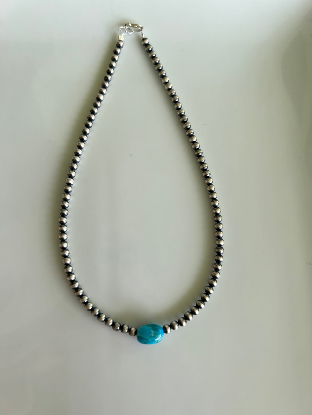 4mm/Center Stone Necklace